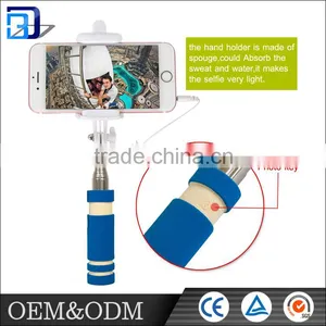 Portable Folding Monopod Stick Selfie Cable Take Pole Selfie Stick Monopod thumbnail-4