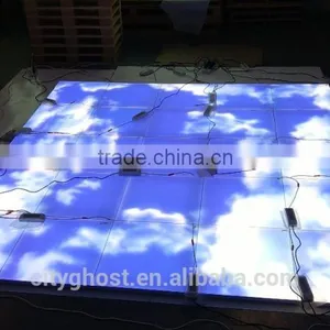 New Design SMD3528 Surface Mount 48W 0~10V/1~10V Dimming 595X595MM Frameless LED Ceiling Sky Panel thumbnail-3