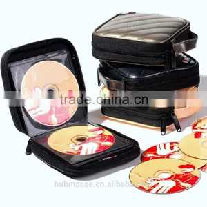 Fashion 32 Capacity PU Leather Cover CD Case DVD Case Car Disc Case thumbnail-2