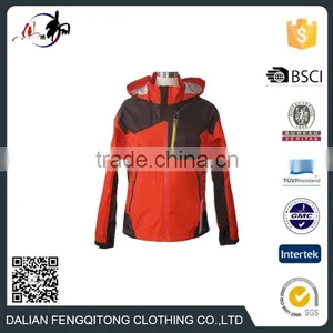 100% Polyester Windproof Hooded Jacket for Women thumbnail-1