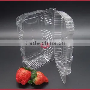 BOPS Eco-Friendly Disposable Plastic Food Packaging Box for Fresh Sushi Cake,etc. thumbnail-4