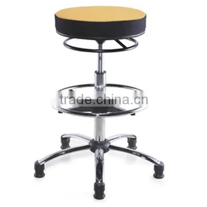 New Yellow & Black Fabric Architect Stools thumbnail-1