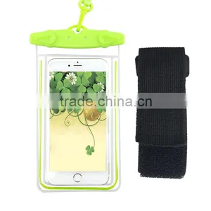 High Quality IPX8 Certified Universal Underwater Mobile Phone Waterproof Bags,Luminous Waterproof Pouch thumbnail-4