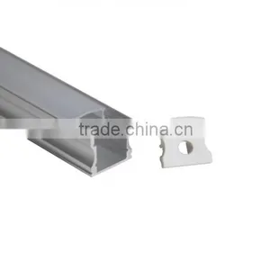 Surface Mounted 12.2mm Width Anodized Siliver Upvc Profile thumbnail-5