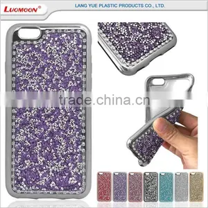 Full Diamond High Light Plating Tpu Cover Case for Lenovo S650 A658T A830 A630T S720 A66 thumbnail-1