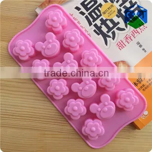 CTBED-083 Silicone Cake Mould Mold Bear Clubs Chocolate Cookie Ice Tray Mold Handmade Soap Mold thumbnail-2