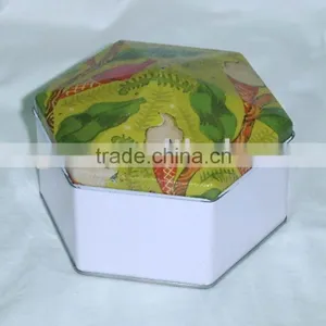 Tinplate Tin Box, Octagonal Tin Box, thumbnail-1