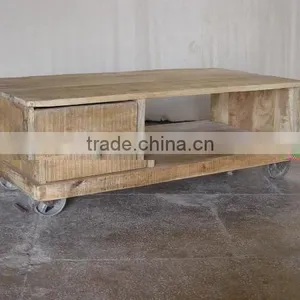 COFFEE TABLE ON WHEEL thumbnail-1
