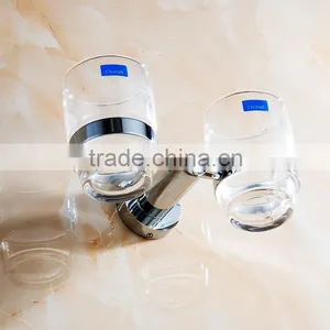 Bathroom Accessory With Copper Double Cup Tumbler Holder for Hotel Family Use. thumbnail-6