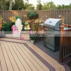 Top Selling Wood Plastic Composite Decking, Morden Decking Tiles, Waterproof Wpc Outdoor Flooring thumbnail-2