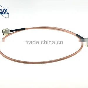 RF Cable Assembly N Male to N Male Right Angle Cable Using LMR400 Coax thumbnail-1