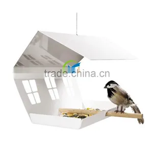 House Shaped Multi-purpose Lovely Metal Bird Feeder thumbnail-1
