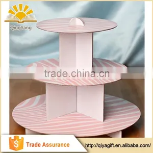 3 Tier Cardboard Cupcake Stand Tiered Zebra Cake Carrier thumbnail-2