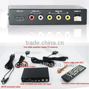 DVB-T2100HD Car DVB-T Digital Cable tv Set Top Box Antenna MPEG4 PVR USB Record High Speed thumbnail-3