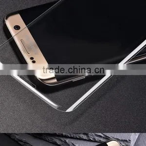 100% Full Size 3D Curved Transparence Tempered Glass Screen Portector for Samsung S7 EDGE thumbnail-5