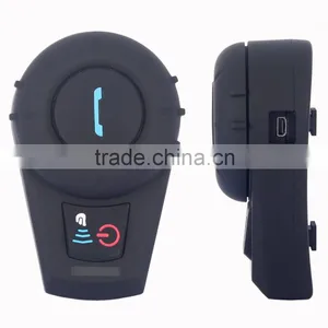 Full Duplex Motorcycle Motorbike Helmet bt Bluetooth Intercom Interphone Headset 500m+Soft Earphone thumbnail-6