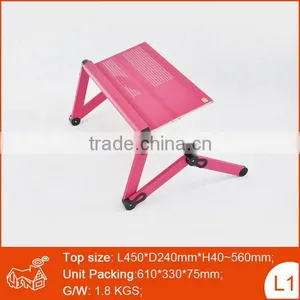 2014 New Design Portable Folding Laptop Table Stand Desk Bed Sofa thumbnail-1