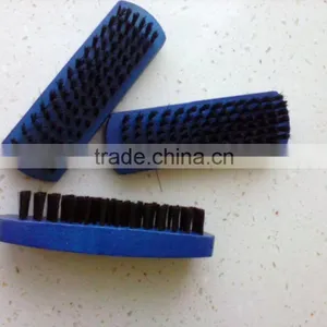 Good Quality Wholesale Blue Color Maple Wood Made Shoes Brush thumbnail-1