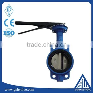 Cast Iron Gearbox Wafer Butterfly Valve thumbnail-1