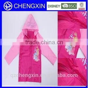 Sex Girl Picture Printing Pink Girls Raincoat thumbnail-1