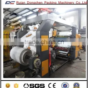 High Speed 4 Colors Plastic Bags Flexo Printing Machine Roll to Roll thumbnail-1