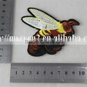 Fancy Design Brown Color Insect Sew on Embroidery Patch for Clothes thumbnail-6