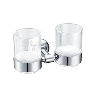 Bathroom Brass Tumbler and Cup Holder thumbnail-3