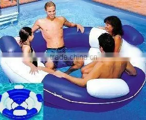 Inflatable Sofa Chair Islan/mattress Sunny Beach Sofa Chair Water Beach Mattress Island PVC Bed Island Double Island thumbnail-1