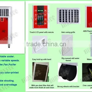 220-240v Indoor Room Floor Standing Mini Portable Air Conditioner thumbnail-2