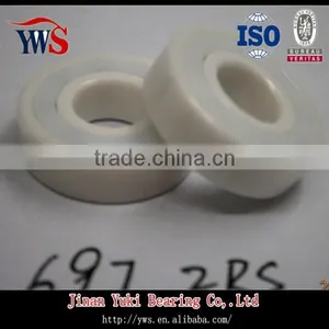 ZrO2 697 PTFE Cage Full Ceramic Ball Bearing thumbnail-3