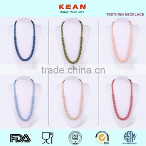 Baby Teething Necklace For Mom Wear 100% PBA FREE WIth FDA thumbnail-3