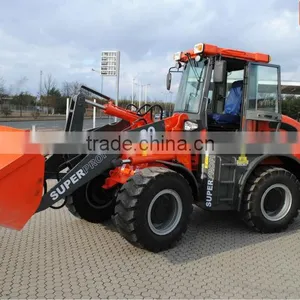 Qingdao Everun ER20 Compact Wheel Loader,Cheap Farm Tractor With Adjustable Steering Wheel thumbnail-1