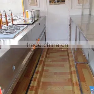 Mobile Fast Food Cart Trailer/ Food Cart With Frozen Yogurt Machine thumbnail-5