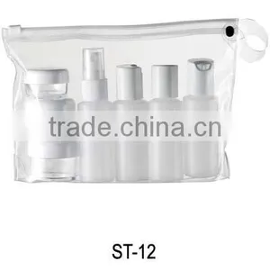 7 Pcs Travel Set Lightweight Personal Skin Care Empty Designer Plastic Lotion Bottles thumbnail-2