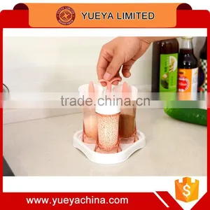 3 Pcs Set-red Rotatable Kitchen Spice Container Bottle thumbnail-5