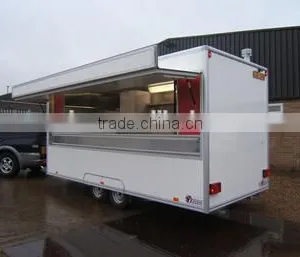 Cargo Box Van Trailer/Mobile Dining Trailers/Dining Car Trailer/semi-trailer/ thumbnail-1
