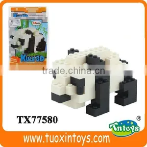Plastic Panda Design Building Blocks Toys Direct Factory thumbnail-1