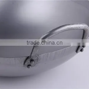 SGS Certificate Machine Made Coating Carbon Steel China Wok For Sale thumbnail-3