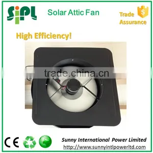 Waterproof Brushless dc Motor Equipped All Purpose Ventilation Solar Roof Air Duct Exhaust Fan thumbnail-4
