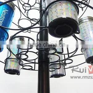 Revolving Black Iron Cup Hanging Rack thumbnail-6