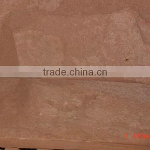 Red Sandstone Mushroom Stone Wall Cladding thumbnail-1