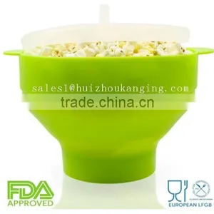 Silicone Collapsibel Popcorn Popper ,Silicone Popcorn Popper,silicone Popcorn Maker thumbnail-1