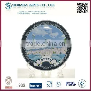 High Quality Ceramic Flat Plate for Decoration thumbnail-1