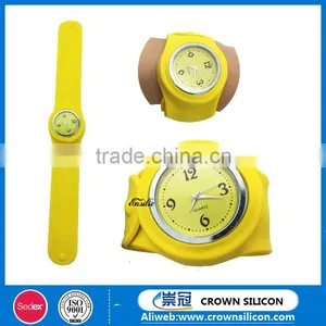 Silicone Slap Watches Snap on Band Slap Watches thumbnail-1