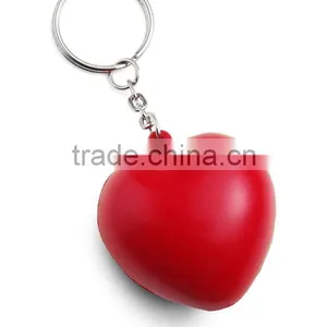 PU Heart Ball With Keyring thumbnail-1