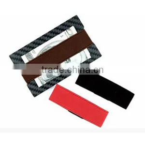 Real Carbon Fiber Minimalist Wallet Money Clip thumbnail-3