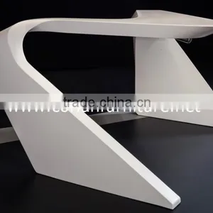 Corianfurniture Hi Macs Built Modern Kitchen Nail Bar Counter Designs thumbnail-1