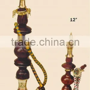 Metal Hookah, Full Brass Metal Hookah, Brass Hookah Pipe, Brass Metal Smoking Pipe, Decorative Metal Pipe, Brass Smoking Pipe thumbnail-1