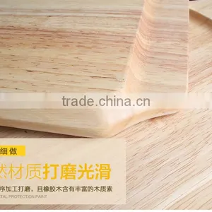 Custom Cute Shape Bamboo Wood Cheese Cutting Board With Handle thumbnail-2