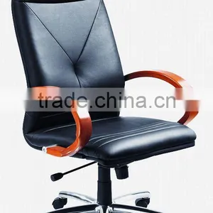 Executive Wood Arm Chair 7017B thumbnail-1